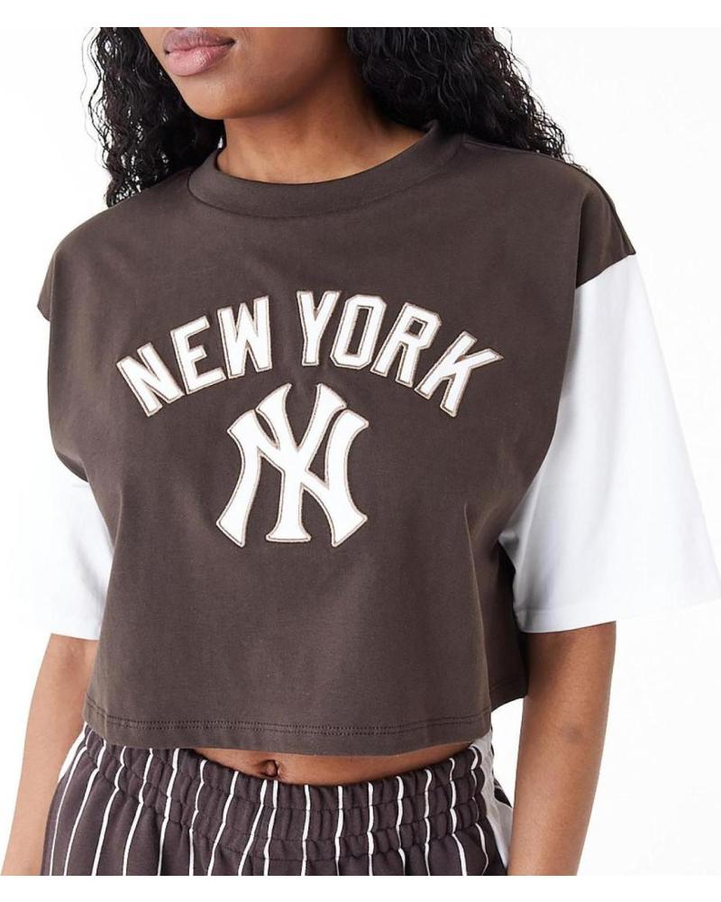 CAMISETA NEW ERA MLB LIFESTYLE CROP TEE NEYYAN 60435312 NEGRO