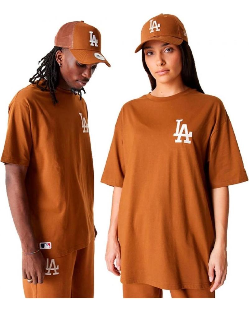CAMISETA NEW ERA LEAGUE ESSENTIALS LC OS TEE LOSDOD TPNSTN MARRÓN MARRóN