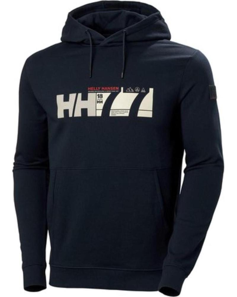 HELLY HANSEN RWB HOODIE SUDADERA HOMBRE 53885 AZUL MARINO AZUL