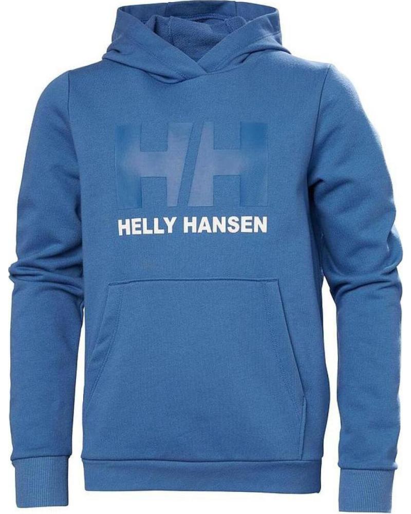 HELLY HANSEN SUDADERA JR HH LOGO HOODIE 2.0 AZUL AZUL