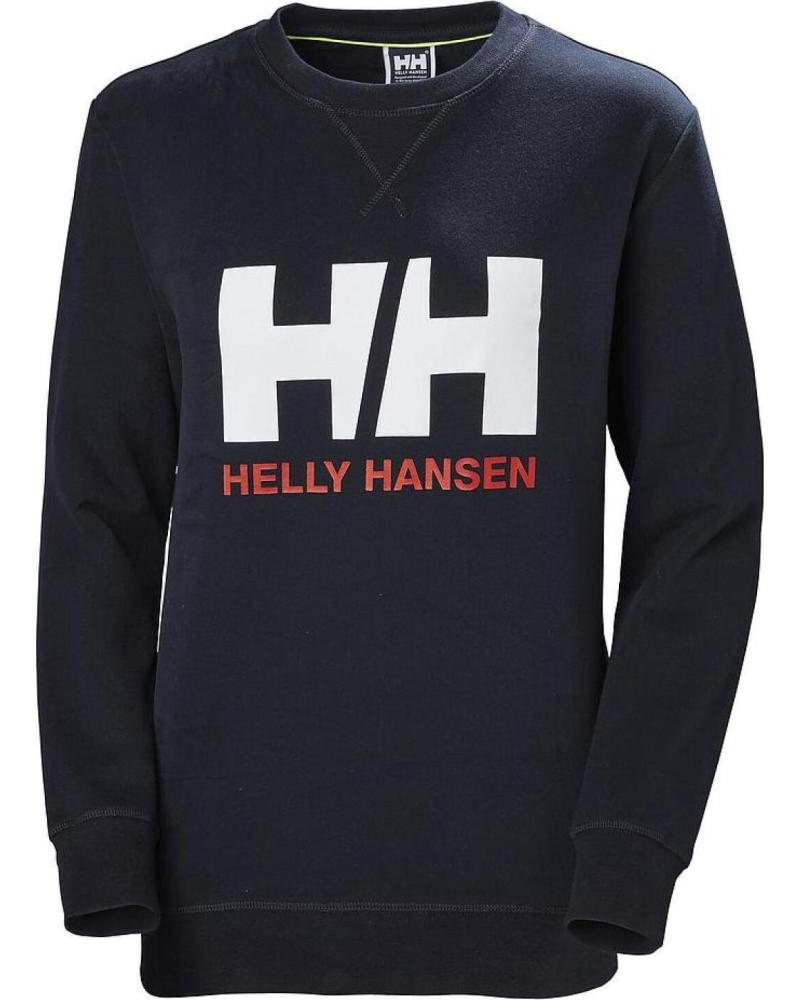 SUDADERA HELLY HANSEN HH LOGO CREW SWEAT HOMBRE AZUL