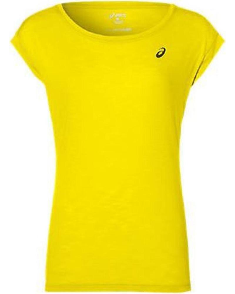 ASICS CAMISETA LAYING TOP MUJER 136042 AMARILLO
