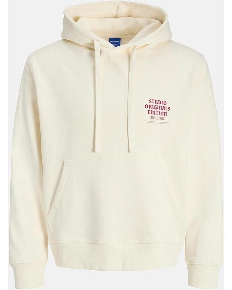 SUDADERA JACK & JONES JORMEADOWS CON CAPUCHA BEIGE BEIGE