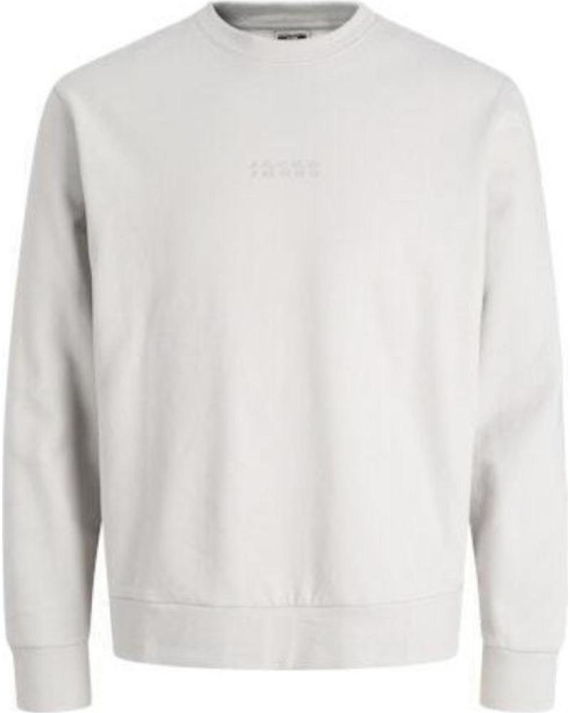 SUDADERA JACK & JONES JCOSTANCE SWEAT CREW NECK GRIS GRIS