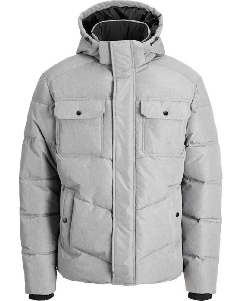 CHAQUETA PUFFER JACK & JONES MORGAN JJ GRIS GRIS