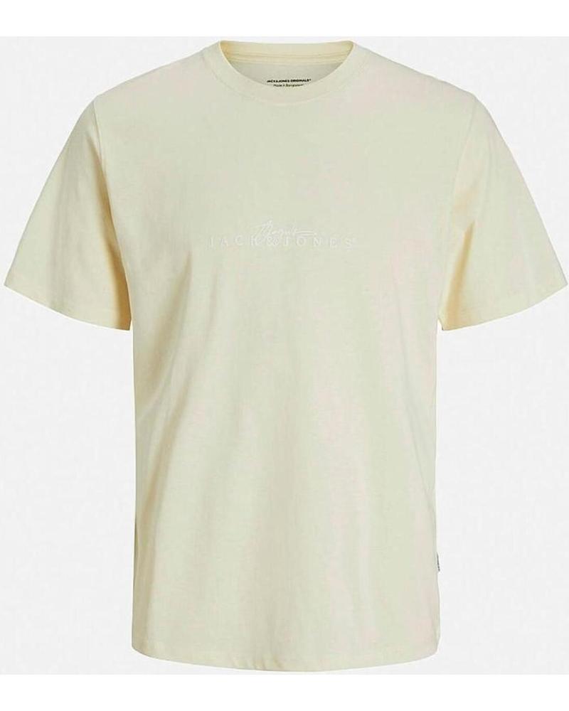 CAMISETA JACK & JONES JOREVENNA BRANDING TEE SS CREW NECK HOMBRE BLANCO BLANCO