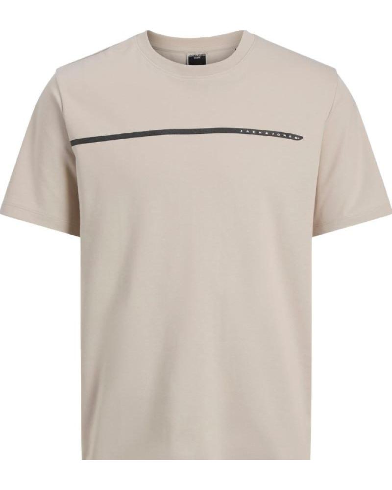 CAMISETA JACK & JONES JCOFUSION FULL BRANDING 12273120 GRIS GRIS