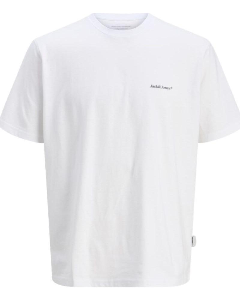 CAMISETA JACK & JONES JORSPLIT BACK TEE CON ESTAMPADO GRÁFICO HOMBRE BLANCA BLANCO