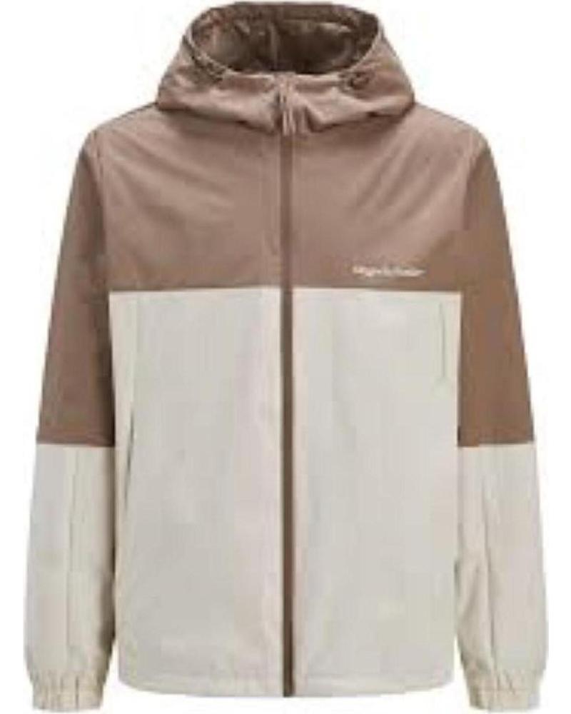 CHAQUETA CON CAPUCHA JACK & JONES JORVESTERBRO 12272898 PARA HOMBRE EN MARRÓN MARRóN