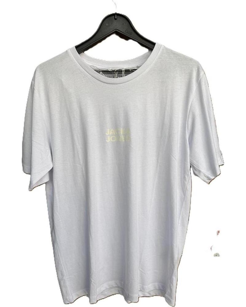 CAMISETA JACK & JONES JJORLA TEE SS CREW NEW (REF: 12270873 B) BLANCO BLANCO