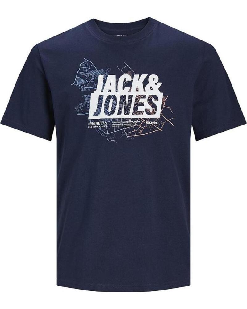 CAMISETA JACK & JONES JCOMAP LOGO TEE SS 12252376 AZUL MARINO AZUL
