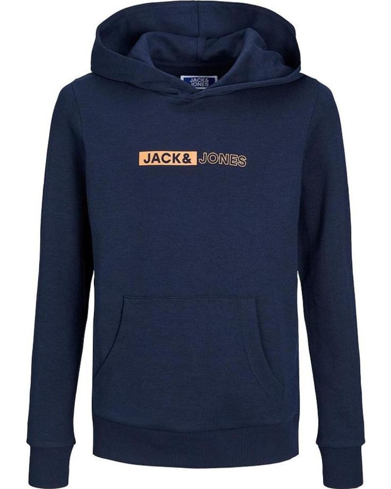 SUDADERA CON CAPUCHA JACK & JONES JJNEO PARA NIÑO AZUL