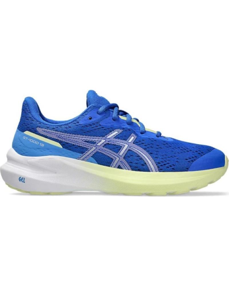 ZAPATILLAS ASICS GT 1000 13 GS PARA NIÑO, MODELO 1014A343 AZUL