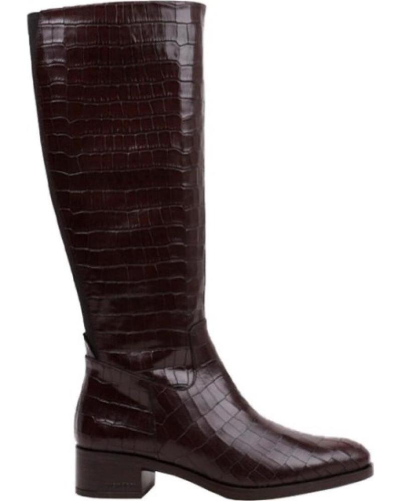 BOTAS PLANAS WONDERS MODELO 1808 PARA MUJER EN COLOR MARRÓN MARRóN