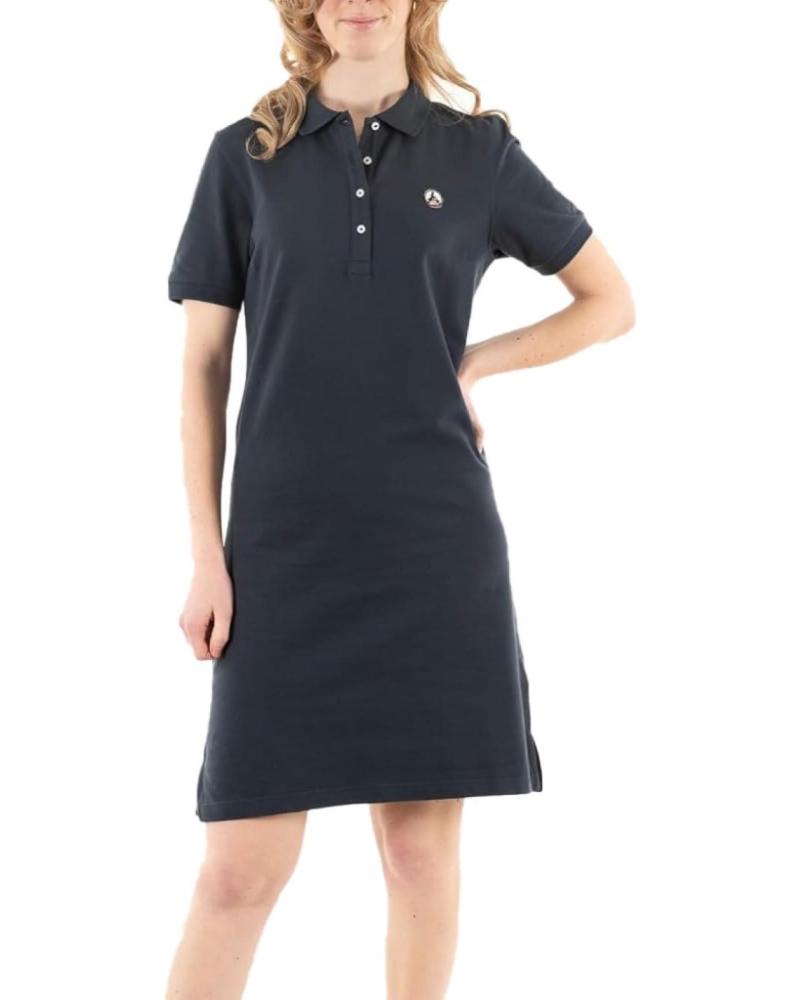 VESTIDO JOTT PALMA MUJER AZUL MARINO MANGA CORTA 104