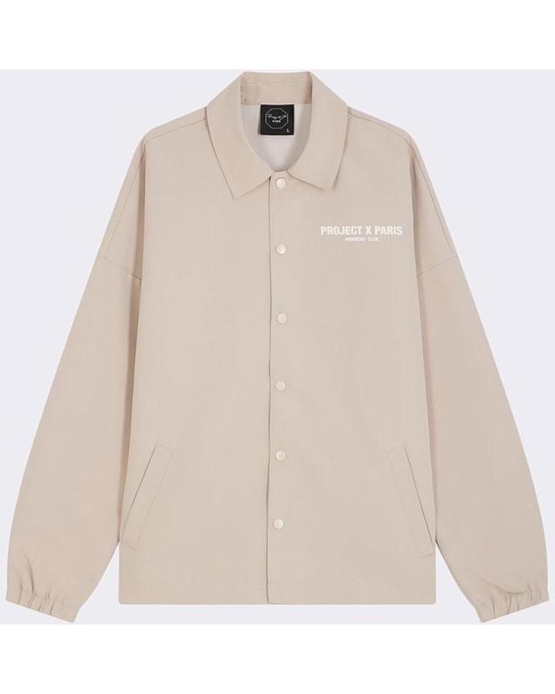 PROJECT X PARIS CHAQUETA PROJECT JACKET 2533223 GG BEIGE SOBRECAMISA BEIGE