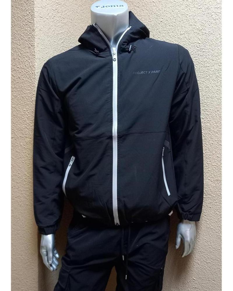 PROJECT X PARIS CHAQUETA PROJECT JACKET 2533177 BK NEGRA CON CAPUCHA NEGRO