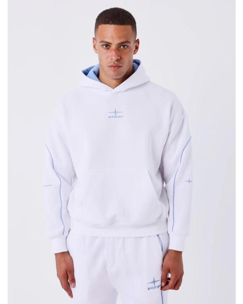 PROJECT X PARIS SUDADERA CON CAPUCHA MODELO 2522065 WWB BLANCA BLANCO