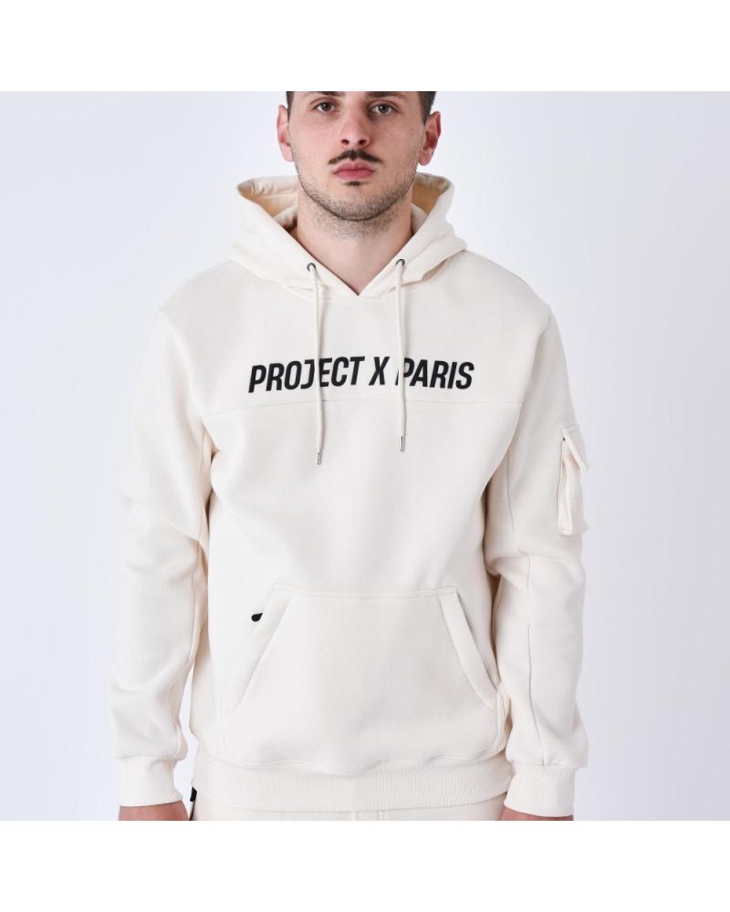 SUDADERA CON CAPUCHA PROJECT X PARIS 2522058 CC BEIGE BEIGE