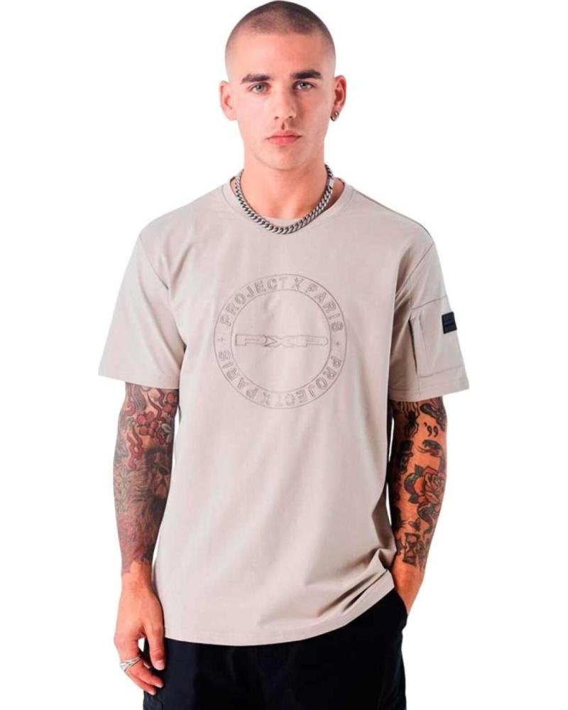 PROJECT X PARIS CAMISETA PROJECT 2511011 SG BEIGE BEIGE