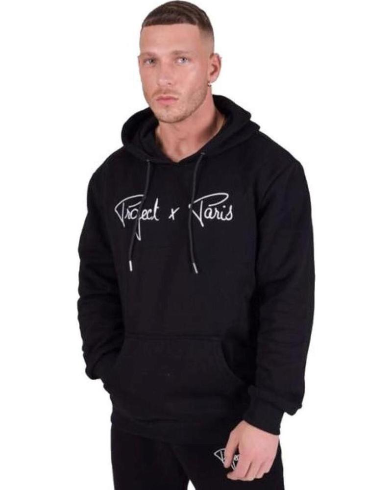PROJECT X PARIS SUDADERA CON CAPUCHA PROJECT SWEAT HOODIE 1920010 BKW NEGRO NEGRO