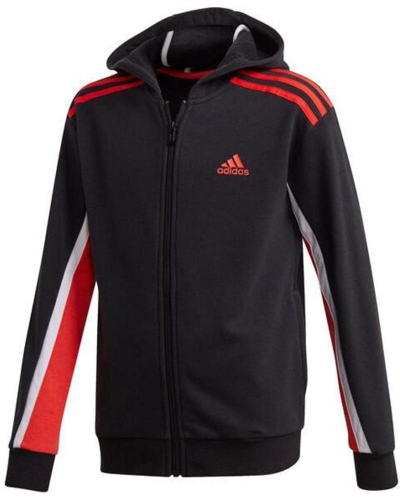 CHAQUETA DEPORTIVA ADIDAS BOLD FZ HD PARA NIÑO GD5623 NEGRO