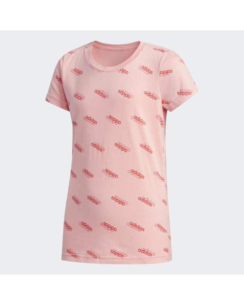 CAMISETA DEPORTIVA ADIDAS YG FAV T PARA NIÑA FM0749 ROSA ROSA
