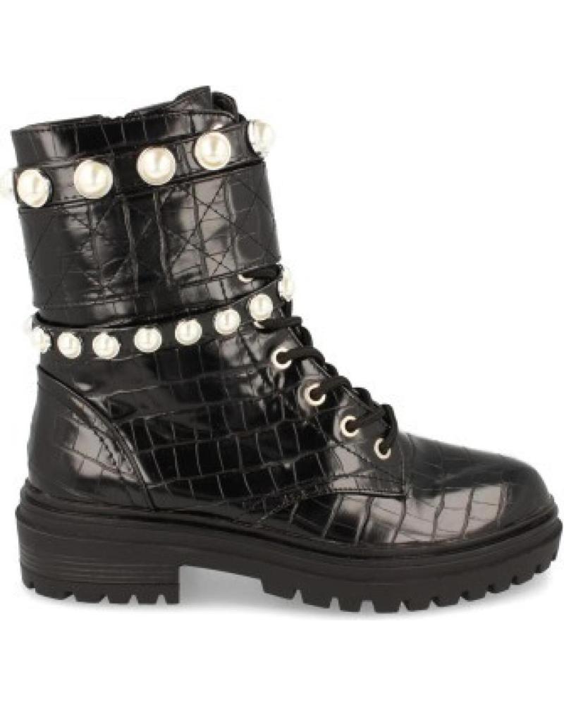BOTAS MILITARES PERLAS COCODRILO SPORT3PUNTO0 1CE-0414 MUJER NEGRO VARIOS COLORES