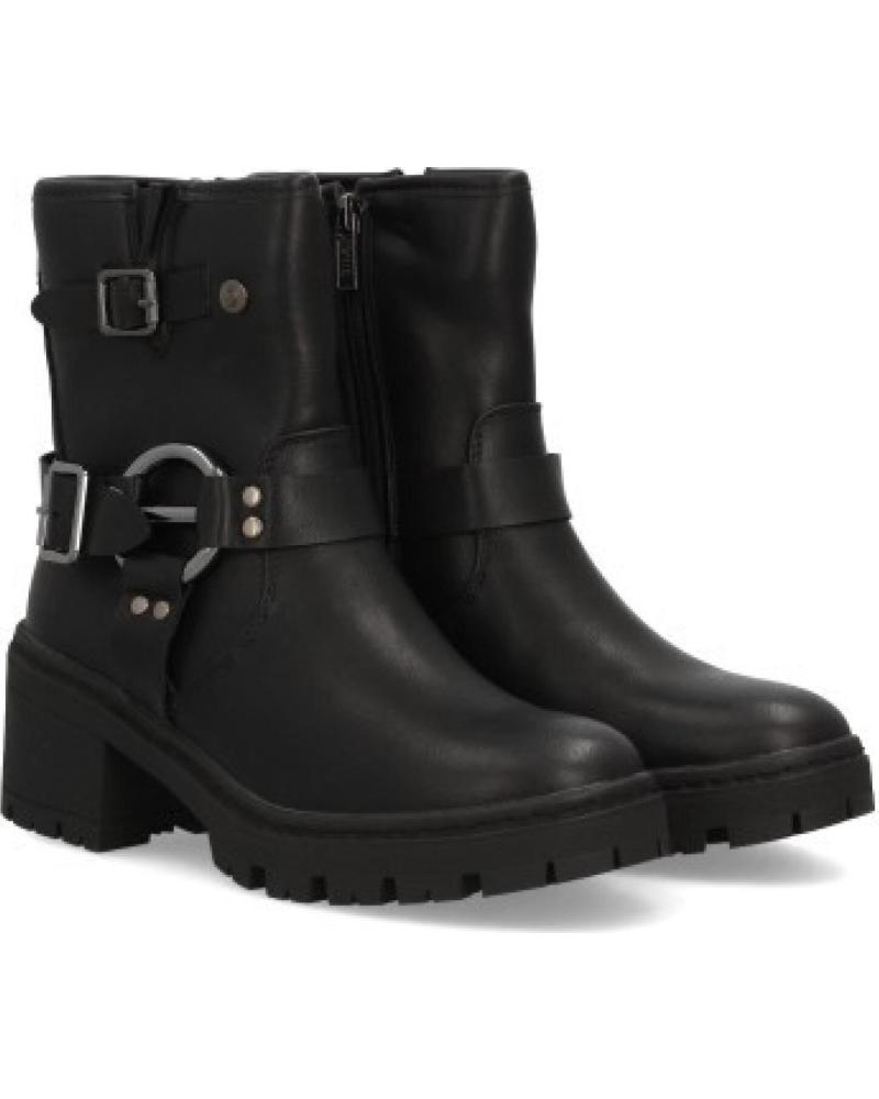 BOTAS MOTERAS MUJER SPORT3PUNTO0 1023 NEGRO VARIOS COLORES