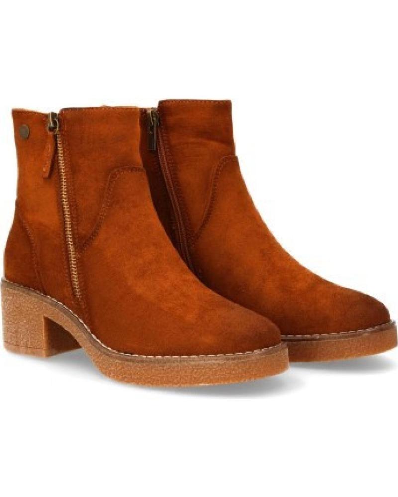 BOTAS SPORT3PUNTO0 VRA-1079 DE CUERO CON CREMALLERA PARA MUJER VARIOS COLORES