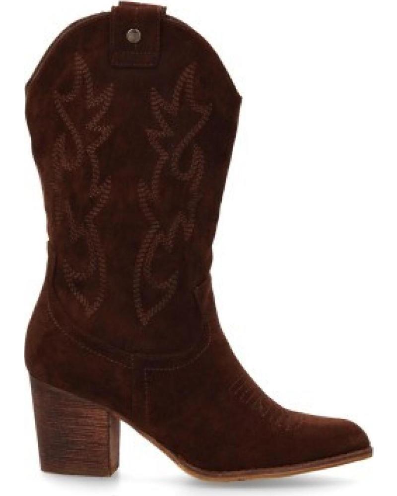 BOTAS DE ANTE SPORT3PUNTO0 2A-1401 CON BORDADOS PARA MUJER VARIOS COLORES