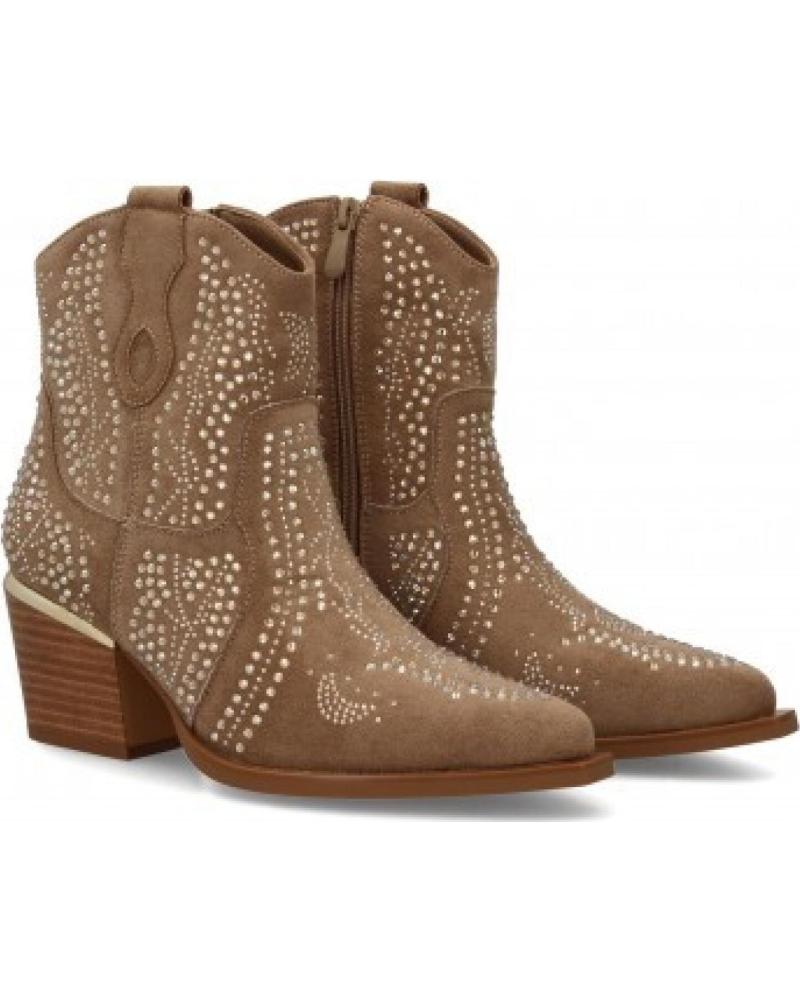 BOTAS DE MUJER SPORT3PUNTO0 VR5-2062 CON TACHUELAS Y TACÓN VARIOS COLORES