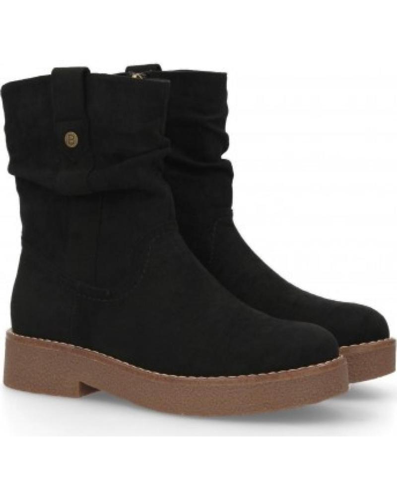 BOTAS DE MUJER SPORT3PUNTO0 1986-10 NEGRAS CON SUELA GRUESA VARIOS COLORES