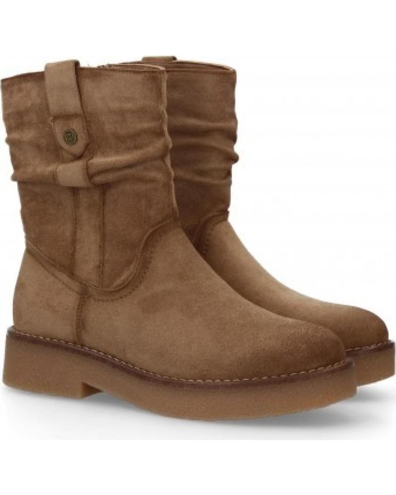 BOTAS MUJER SPORT3PUNTO0 1986-10 KAKI ESTILO MOTERO CAÑA MEDIA VARIOS COLORES