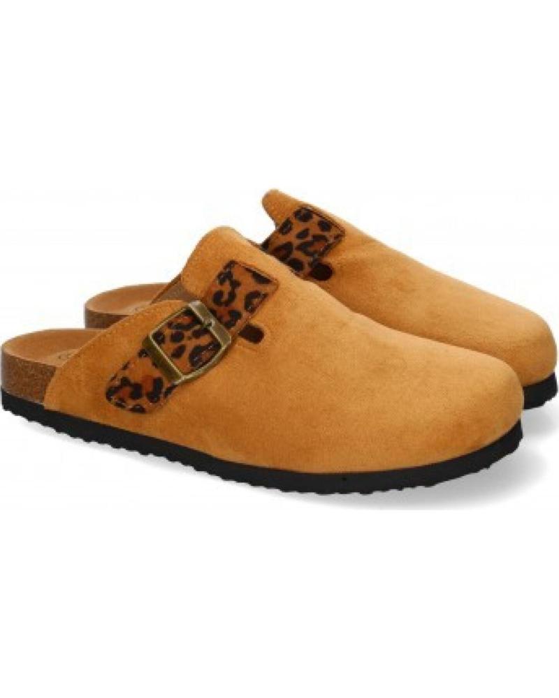 ZAPATILLAS TIPO ZUECO SPORT3PUNTO0 M-231E CON ESTAMPADO DE LEOPARDO VARIOS COLORES