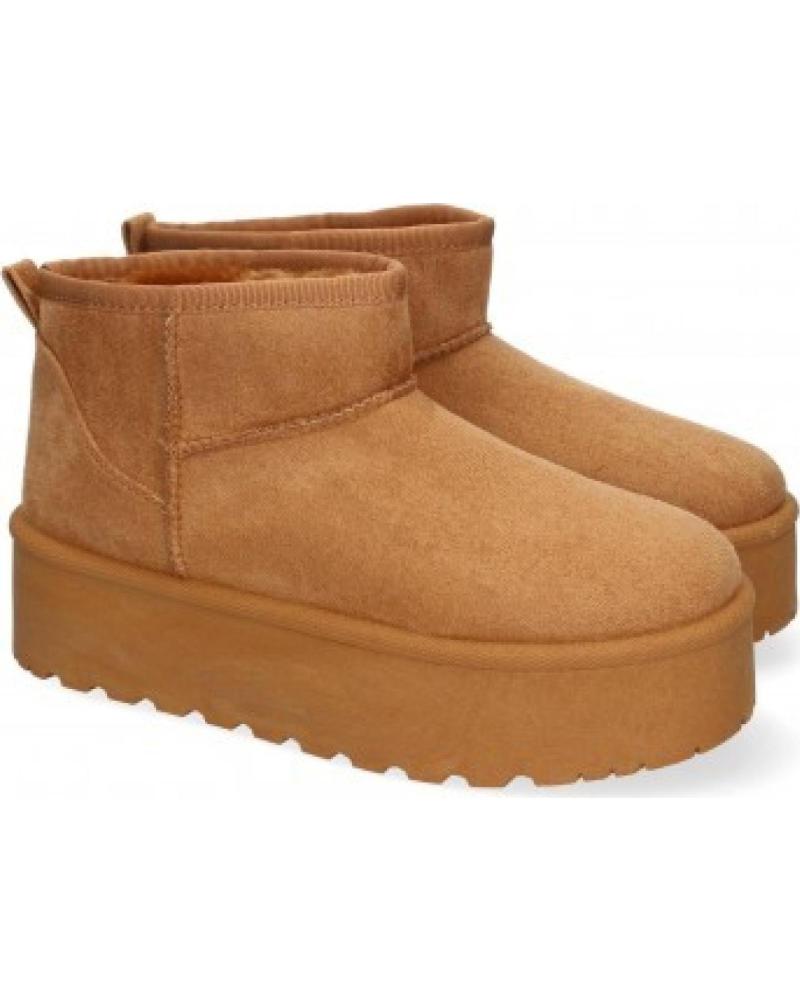 BOTAS ACORDONADAS SPORT3PUNTO0 CAMEL CON PLATAFORMA VARIOS COLORES