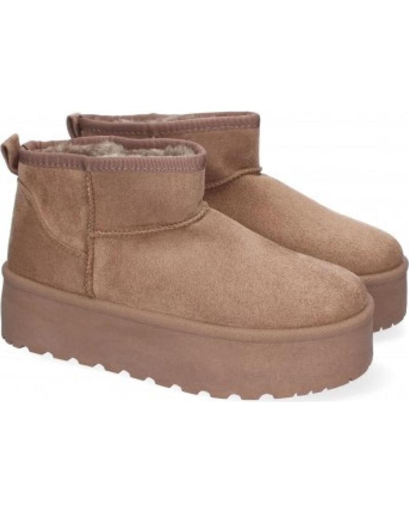 BOTAS SPORT3PUNTO0 6BKA CON PLATAFORMA Y CAÑA BAJA PARA MUJER EN KAKI VARIOS COLORES