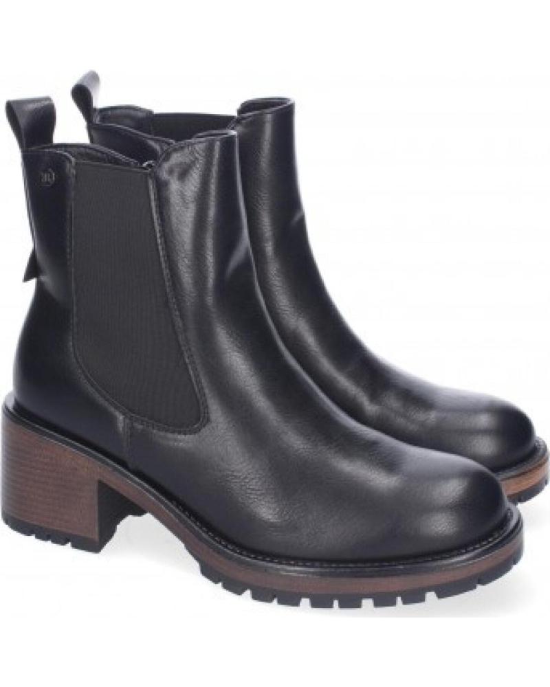 BOTAS CHELSEA DE CUERO SPORT3PUNTO0 M-787 CON TACÓN GRUESO VARIOS COLORES