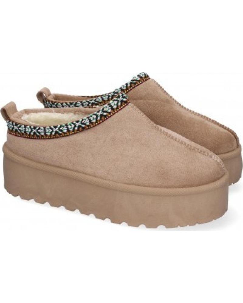 ZAPATILLAS SPORT3PUNTO0 G-008 MUJER PLATAFORMA CON ADORNO KAKI VARIOS COLORES