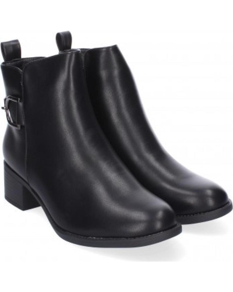 BOTAS NEGRAS MUJER SPORT3PUNTO0 MODELO 2409 CON HEBILLA VARIOS COLORES