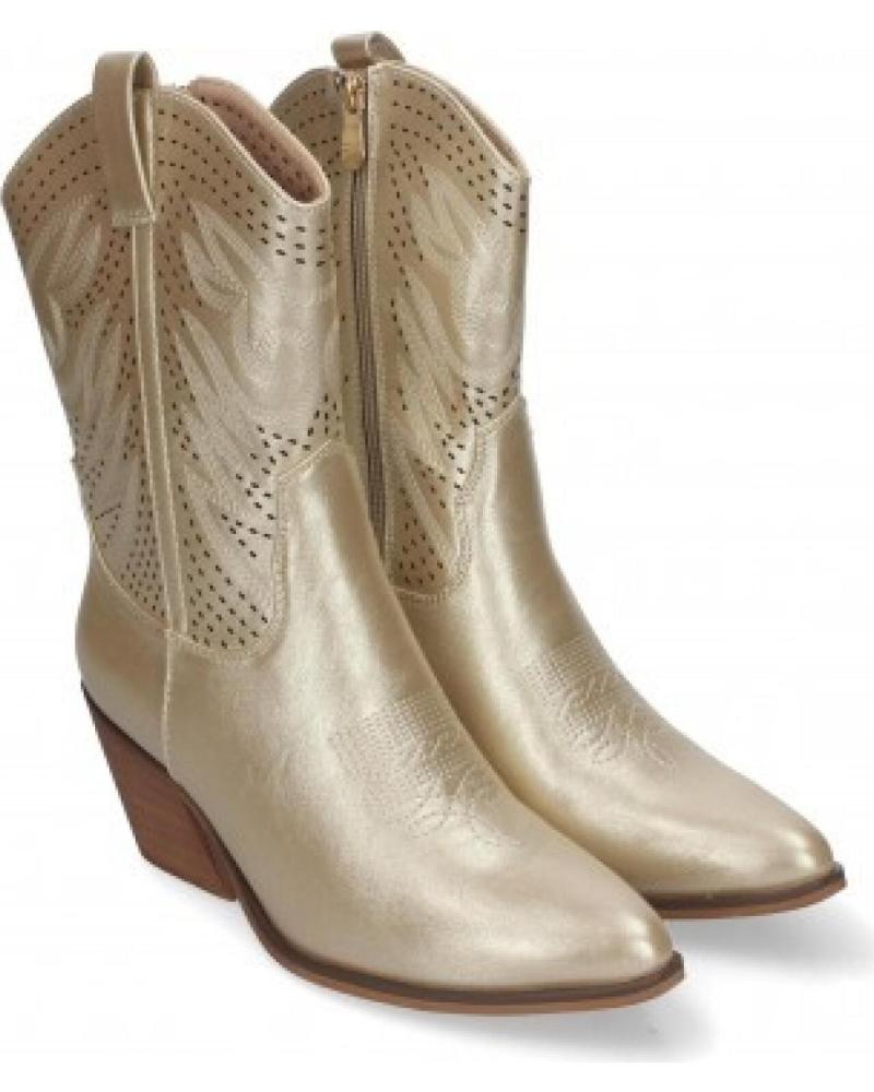 BOTAS DE MUJER SPORT3PUNTO0 VR005 TACÓN CUÑA DORADO VARIOS COLORES