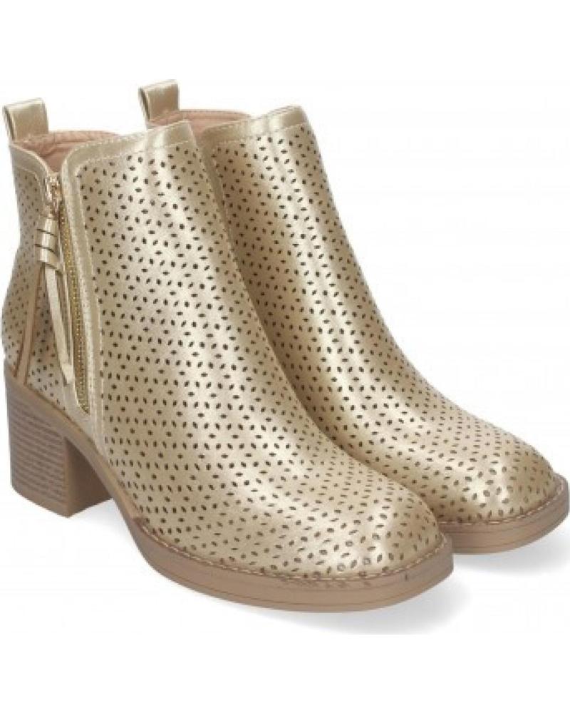 BOTINES DE TACÓN SPORT3PUNTO0 VR002 CON DETALLE CALADO VARIOS COLORES