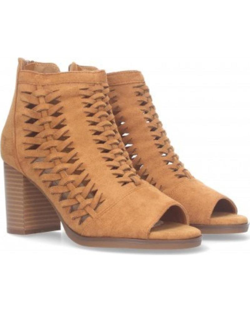 BOTINES ABIERTOS SPORT3PUNTO0 YZ23-117 CON CORTE A LÁSER Y TACÓN VARIOS COLORES