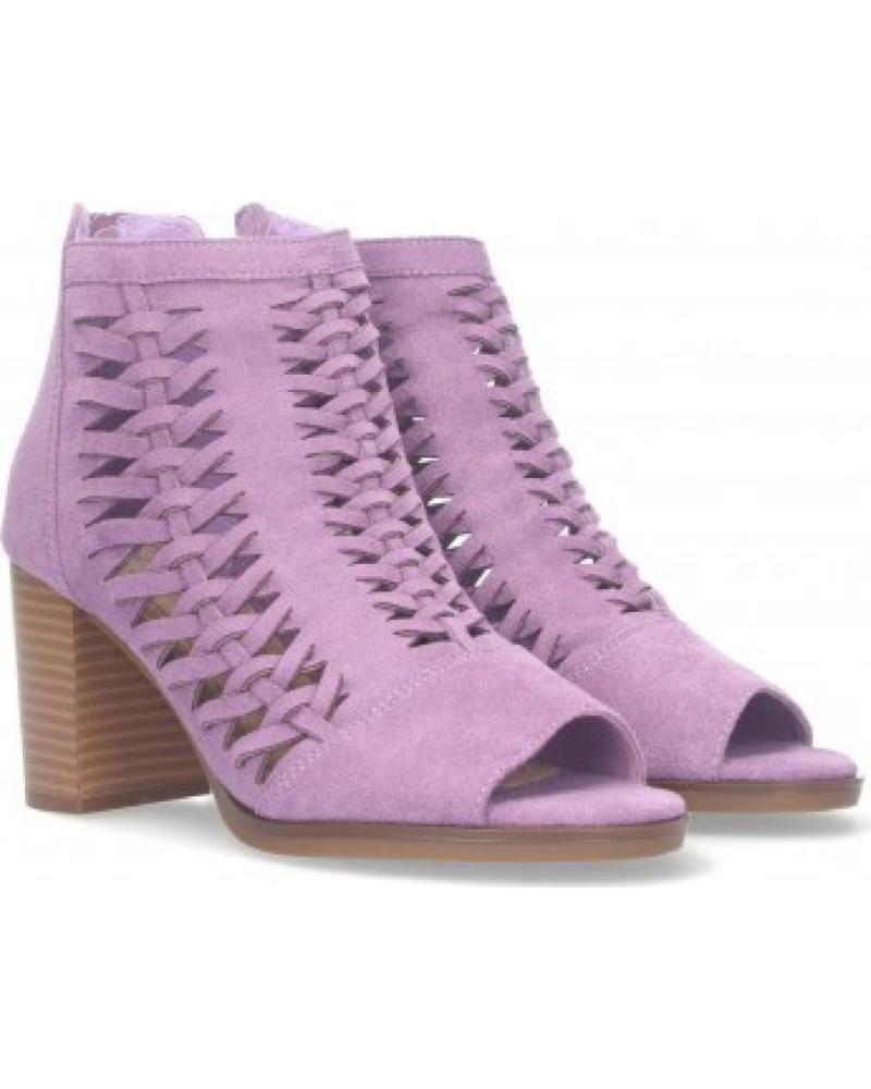 BOTAS ABIERTAS SPORT3PUNTO0 YZ23-117 CON CORTE A LÁSER Y TACÓN VARIOS COLORES