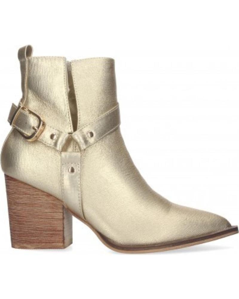 BOTAS DE MUJER SPORT3PUNTO0 A-3236 CON TACÓN Y DETALLES DORADOS VARIOS COLORES