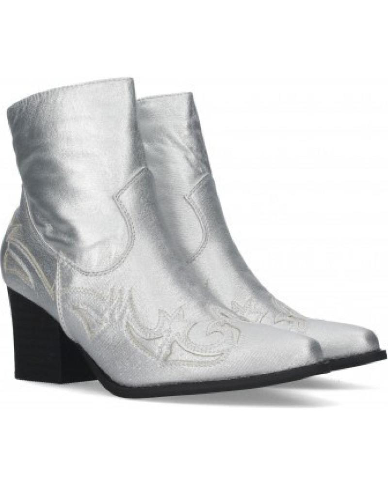 BOTAS COWBOY TACÓN MUJER SPORT3PUNTO0 A-2433 PLATA VARIOS COLORES