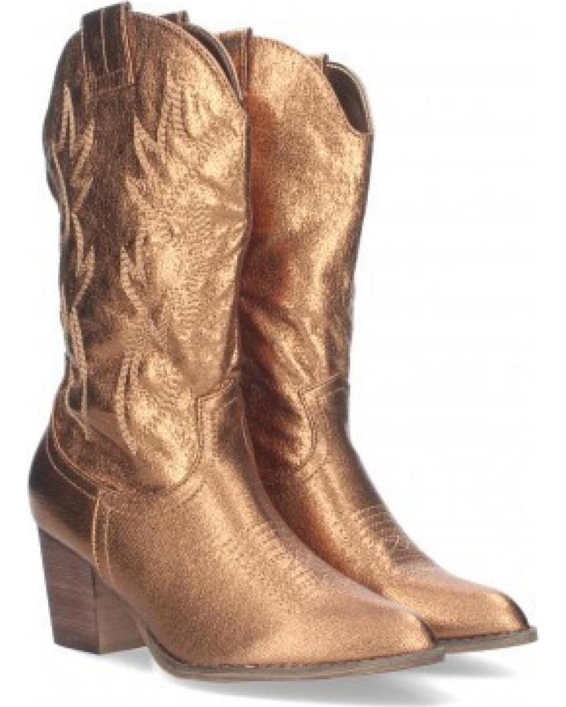 BOTAS DE MUJER SPORT3PUNTO0 2A-1401 ESTILO COWBOY BRONCE VARIOS COLORES