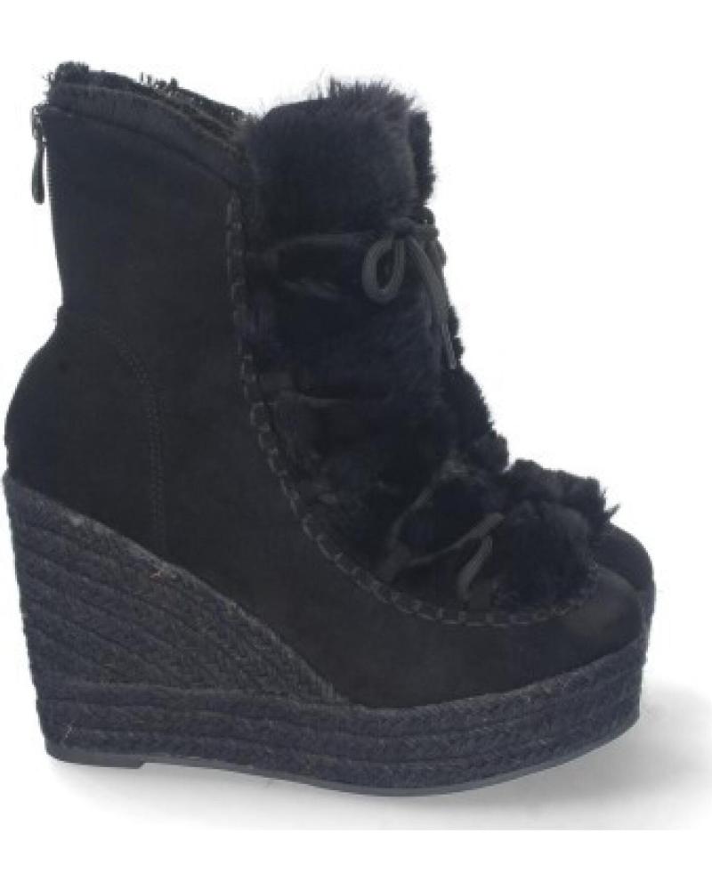 BOTAS DE CUÑA SPORT3PUNTO0 YZ22 CON CORDONES Y PELO VARIOS COLORES