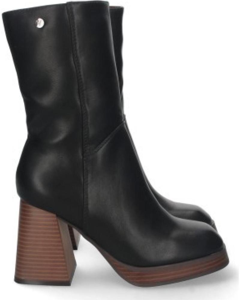 BOTAS DE MUJER SPORT3PUNTO0 VR2-169 NEGRAS CON TACÓN BLOQUE Y PLATAFORMA VARIOS COLORES