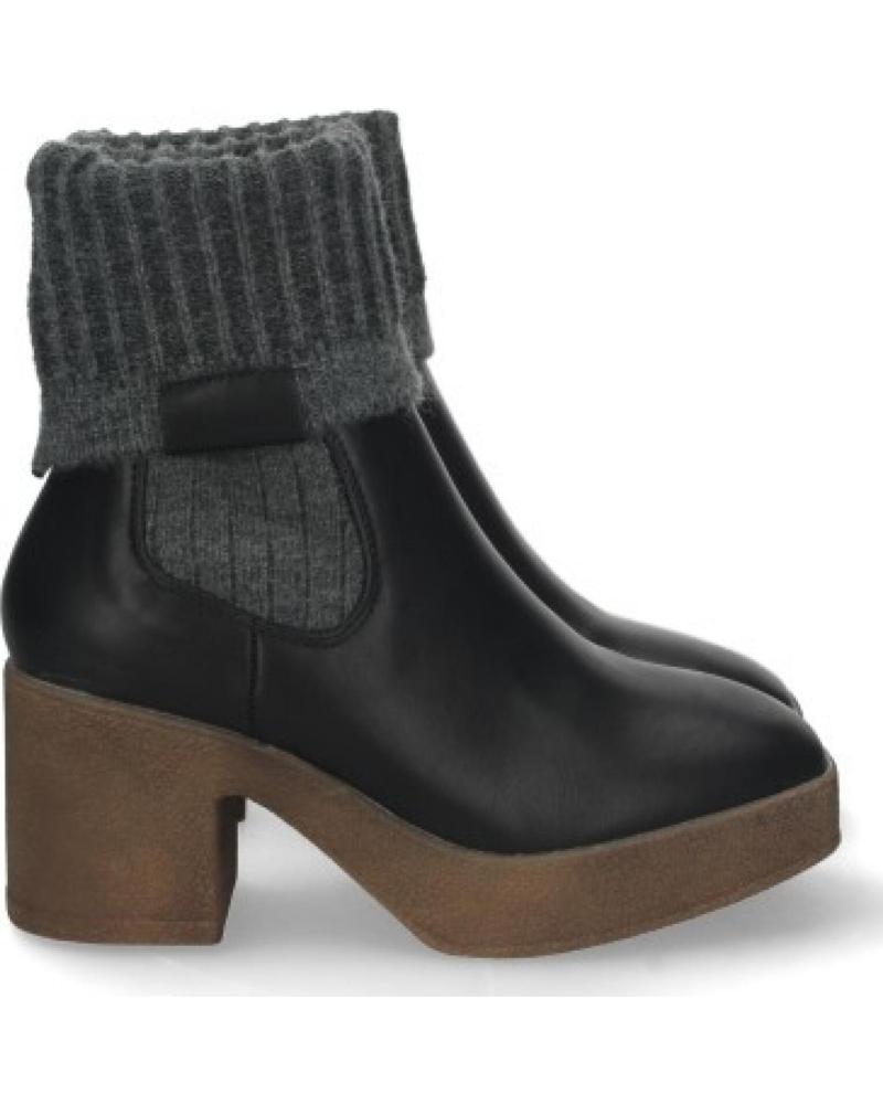 BOTAS SPORT3PUNTO0 CON CAÑA TEJIDA Y TACÓN BLOQUE VARIOS COLORES